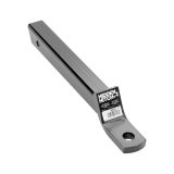 Ball Mount Hitch - 1 in Hitch - 16 in Long - 2 in Drop - 6000 lb Capacity - Steel - Black Powder Coat - Each thumbnail 1