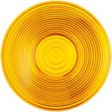 Trailer Light Lens - Round - Amber - Snap-In - Each thumbnail 1