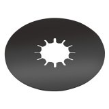 Lube Plate - 12 in Diameter - 1/8 in Thick - Nylon - Black - 5th Wheel Trailers - Each thumbnail 1