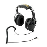 Headset - H20 - Listen Only - 3.5 mm Input Jack - Over the Head - Plastic - Black - Each thumbnail 1