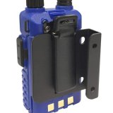 Radio Mount - Bolt-On - Aluminum - Black Anodized - Rugged Hand Held Radio - Surface Mount - Each thumbnail 1