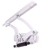 Hood Hinge - Solid Frame - Stainless Hardware - Sealed Bearings - Aluminum - Natural - Steel Hood - GM A-Body 1968-72 - Kit thumbnail 1