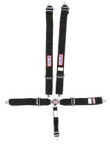 Harness - 5 Point - Camlock - SFI 16.1 - Pull Down Adjust - Bolt-In / Wrap Around - Individual Harness - Black - Kit thumbnail 1