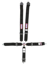 Harness - 5 Point - Camlock - SFI 16.1 - Pull Down Adjust - Bolt-In / Wrap Around - Individual Harness - Black - Kit thumbnail 1