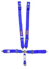 Harness - 5 Point - Camlock - SFI 16.1 - Pull Down Adjust - Bolt-In / Wrap Around - Individual Harness - Blue - Kit thumbnail 1