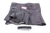Helmet Skirt - Hook and Loop Attachment - Fire Retardant - Black - Each thumbnail 1