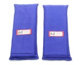 Harness Pad - Fire Retardant - Nomex - Blue - 3 in Harness - Pair thumbnail 1