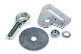 Harness Hardware - Floor Mount - Clip-In - Steel - Natural - Kit thumbnail 1