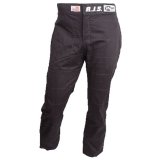 Driving Pants - Elite Series - SFI 3.2A/1 - Single Layer - Fire Retardant Cotton - Black - Small - Each thumbnail 1