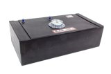 Fuel Cell - Classic Oval / Road Race - 22 gal - 33 in Wide x 17.25 in Deep x 9.5 in Tall - 8 AN Male Outlet - 6 AN Male Vent - Foam - Plastic - Black - Each thumbnail 1