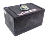 Fuel Cell - Classic Oval / Road Race - 22 gal - 25.5 in Wide x 17.5 in Deep x 14.75 in Tall - 8 AN Male Outlet - 6 AN Male Vent - Foam - Plastic - Black - Each thumbnail 1