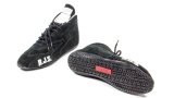 Driving Shoe - Redline Mid Top - Mid-Top - SFI 3.3/5 - Suede Outer - Nomex Inner - Black - 8 Mens / 9.5 Womens - Pair thumbnail 1