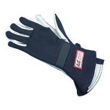 Driving Gloves - SFI 3.3/5 - Double Layer - Nomex / Leather - Black - Large - Pair thumbnail 1
