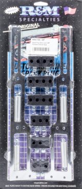 Spark Plug Wire Loom - Valve Cover Mount - 7-9 mm - Vertical - Polished Bracket Included - Plastic - Black - Clamp Style - Small Block Ford - Kit thumbnail 1