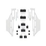 Spark Plug Wire Loom - Valve Cover Mount - 7-9 mm - Vertical - Polished Bracket Included - Plastic - Black - Center Bolt Valve Cover - Clamp Style - Small Block Chevy - Kit thumbnail 1