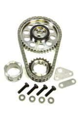 Timing Chain Set - Red Series - Double Roller - Keyway Adjustable - Needle Bearing - Billet Steel - GM LS-Series - Kit thumbnail 1