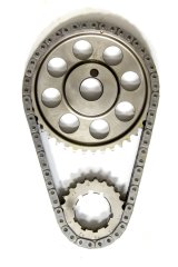 Timing Chain Set - Gold Series - Double Roller - Keyway Adjustable - Billet Steel - Small Block Ford - Kit thumbnail 1