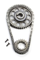 Timing Chain Set - Gold Series - Double Roller - Keyway Adjustable - 0.005 in Shorter - Needle Bearing - Billet Steel - Big Block Ford - Kit thumbnail 1