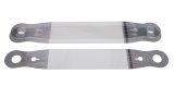 Helmet Shield Tear Off - Xstack 10 - 2 mm Thick - 11.5 in Center to Center - Plastic - Clear - Simpson Helmets - Set of 30 thumbnail 1
