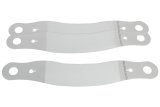 Helmet Shield Tear Off - Perimeter Seal - 2 mm Thick - 11.5 in Center to Center - Plastic - Clear - Simpson / HJC / OMP / Zamp Helmets - Set of 30 thumbnail 1