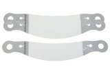 Helmet Shield Tear Off - Perimeter Seal - 2 mm Thick - 12.375 in Center to Center - Plastic - Clear - Bell / Champion / G-Force / Pyrotect / RaceQuip / RCI Helmets - Set of 30 thumbnail 1