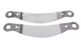 Helmet Shield Tear Off - Xstack 10 - 2 mm Thick - 11.5 in Center to Center - Plastic - Clear - Bell SE03 / SE05 Helmets - Set of 30 thumbnail 1