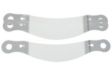 Helmet Shield Tear Off - Perimeter Seal - 2 mm Thick - 12.125 in Center to Center - Plastic - Clear - Bell / G-Force / RJS / Zamp Helmets - Set of 30 thumbnail 1