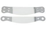 Helmet Shield Tear Off - Perimeter Seal - 2 mm Thick - 13 in Center to Center - Plastic - Clear - Impact / Simpson / Sparco Helmets - Set of 30 thumbnail 1