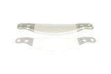 Helmet Shield Tear Off - Xstack 10 - 2 mm Thick - 12.5 in Center to Center - Plastic - Clear - Schuberth Helmets - Set of 30 thumbnail 1