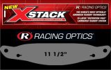 Helmet Shield Tear Off - 2 mm Thick - 11.5 in Center to Center - Plastic - Smoke - Arai / Icon / Shoei / Bell / HJC / Stand21 - Set of 3 thumbnail 1