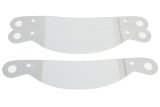 Helmet Shield Tear Off - Perimeter seal - 2 mm Thick - 11.875 in Center to Center - Plastic - Clear - Impact Helmets - Set of 30 thumbnail 1
