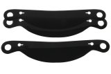 Helmet Shield Tear Off - Xstack - 4 mm Thick - 11.875 in Center to Center - Plastic - Smoked - Impact Helmets - Set of 3 thumbnail 1