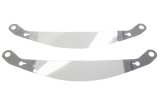 Helmet Shield Tear Off - Xstack 10 - 2 mm Thick - 12.75 in Center to Center - Plastic - Clear - Arai GP-6 / GP-6S Helmets - Set of 30 thumbnail 1