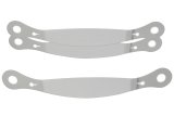 Helmet Shield Tear Off - 2 mm Thick - 12 in Center to Center - Plastic - Clear - Stilo Helmets - Set of 30 thumbnail 1