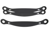 Helmet Shield Tear Off - Xstack - 4 mm Thick - 12 in Center to Center - Plastic - Smoke - Stilo Helmets - Set of 3 thumbnail 1