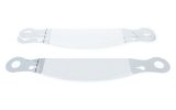 Helmet Shield Tear Off - Xstack 10 - 2 mm Thick - 12 in Center to Center - Plastic - Clear - Stilo ST5 - Set of 30 thumbnail 1