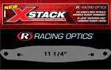 Helmet Shield Tear Off - 2 mm Thick - 11.25 in Center to Center - Plastic - Smoke - Stilo ST4 - Set of 3 thumbnail 1