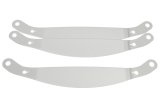 Helmet Shield Tear Off - Xstack 10 - 2 mm Thick - 12 in Center to Center - Plastic - Clear - Stilo ST5 Helmets - Set of 30 thumbnail 1