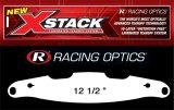 Helmet Shield Tear Off - Xstack 10 - 2 mm Thick - 12.5 in Center to Center - Plastic - Clear - Arai Corsair X / RX-7V / Quantum-X / Signet-X / Defiant-X / DT-X - Set of 30 thumbnail 1