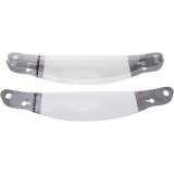 Helmet Shield Tear Off - Xstack 10 - 2 mm Thick - 12.25 in Center to Center - Plastic - Clear - Bell Helmets - Set of 30 thumbnail 1