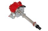 Distributor - Ready-To-Run - Magnetic Pickup - Vacuum Advance - HEI Style Terminal - Red - Chevy V8 - Each thumbnail 1