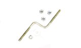 Air Cleaner Stud - Offset - 1/4-20 in Thread - 6 in Long - Wing Nut Included - Steel - Chrome - Each thumbnail 1