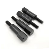 Valve Cover Fastener - Stud - 1/4-20 in Thread - 1.375 in Long - Mini Bolt - 1-1/4 in Long - Steel - Black Paint - Set of 4 thumbnail 1