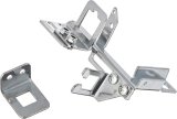 Throttle Cable Bracket - Carb Mount - Kickdown - Steel - Chrome - GM Cable - AFB / Carter / Holley Carburetors - Each thumbnail 1