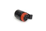 Interface Cable Dust Cap - Black - Racepak Digital Dash - Each thumbnail 1