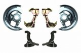 Spindle - Stock Pin Height - Driver / Passenger Side - Backing Plates / Caliper Brackets - Iron - Natural - GM A-Body / F-Body / X-Body 1964-72 - Kit thumbnail 1