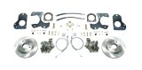 Brake System - Disc Conversion - Rear - 1 Piston Caliper - 11.000 in Plain Rotor - Offset Hat - Iron - Natural - GM 10-Bolt 1978-88 - Kit thumbnail 1