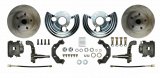 Brake System - Disc Conversion - Front - 1 Piston Caliper - 11.000 in Plain Rotors - Offset Hat - Iron - Natural - Mopar B-Body 1962-72 / E-Body 1970-74 - Kit thumbnail 1