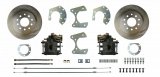 Brake System - Disc Conversion - Rear - 1 Piston Caliper - 11.000 in Plain Rotor - Offset Hat - Iron - Natural - Dana 60 / Mopar 8.75 in - Kit thumbnail 1