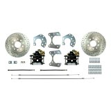Brake System - Disc Conversion - Rear - 1 Piston Caliper - 11.000 in Rotors - 5 Lug Axles - Ford 8.8 - Kit thumbnail 1